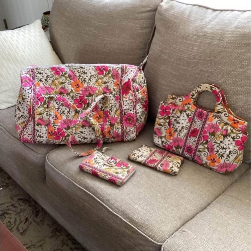 Vera Bradley set of 4 Pink